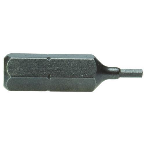 Apex 185-1X Socket Head Screwdriver Bit, 3/32 in Hex Point, 1 in OAL - Screwdriver Bits
